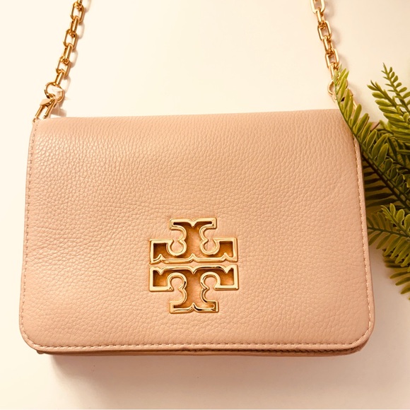 Tory Burch Britten Combo Pink Gold Crossbody - Picture 12 of 12